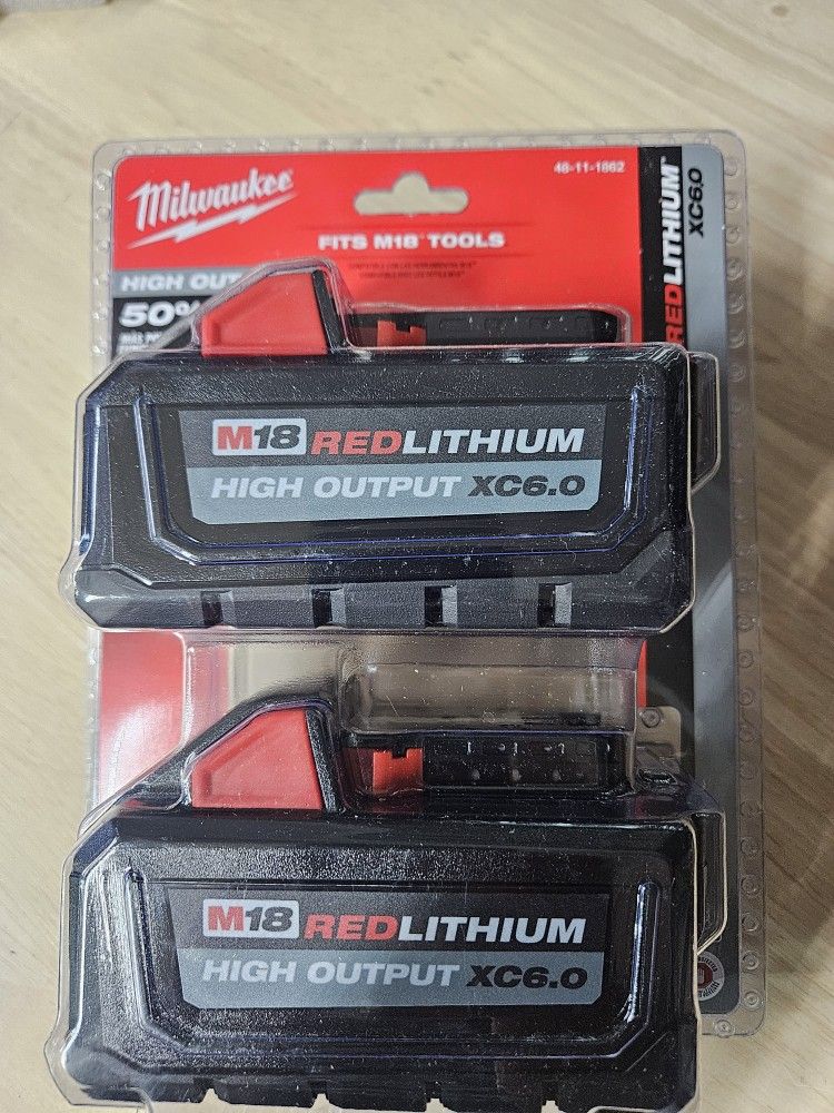Milwaukee M18 6.0 2-pack