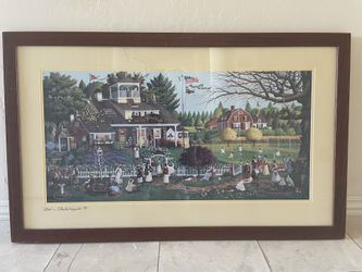 Charles Wysocki Canvas Art LOVE 