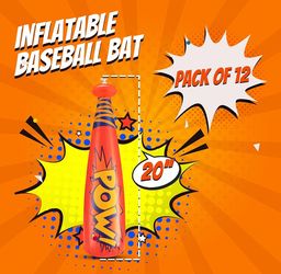 Inflatable baseball bats