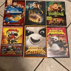 FIVE kid’s DVD movies 