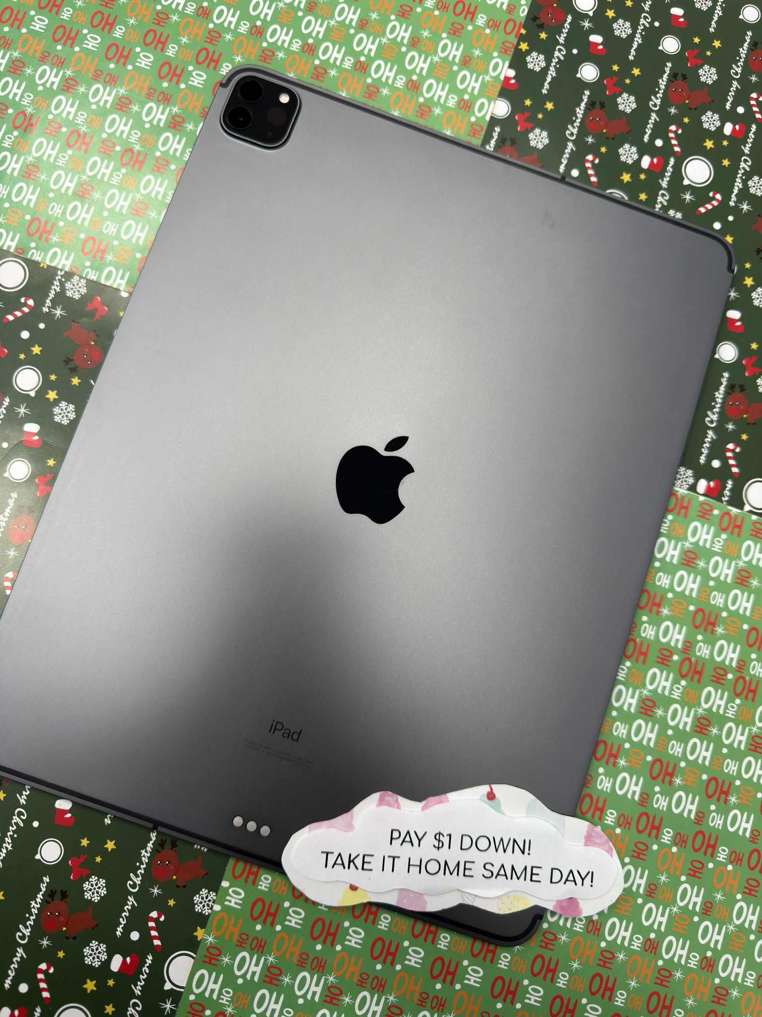 Apple iPad Pro 12.9" 4th gen- Pay $5 DOWN AVAILABLE - NO CREDIT NEEDED