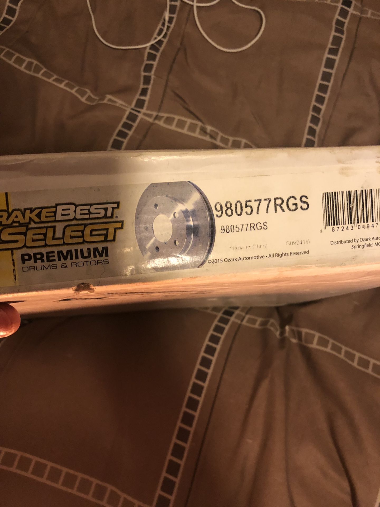 Brand new rotors
