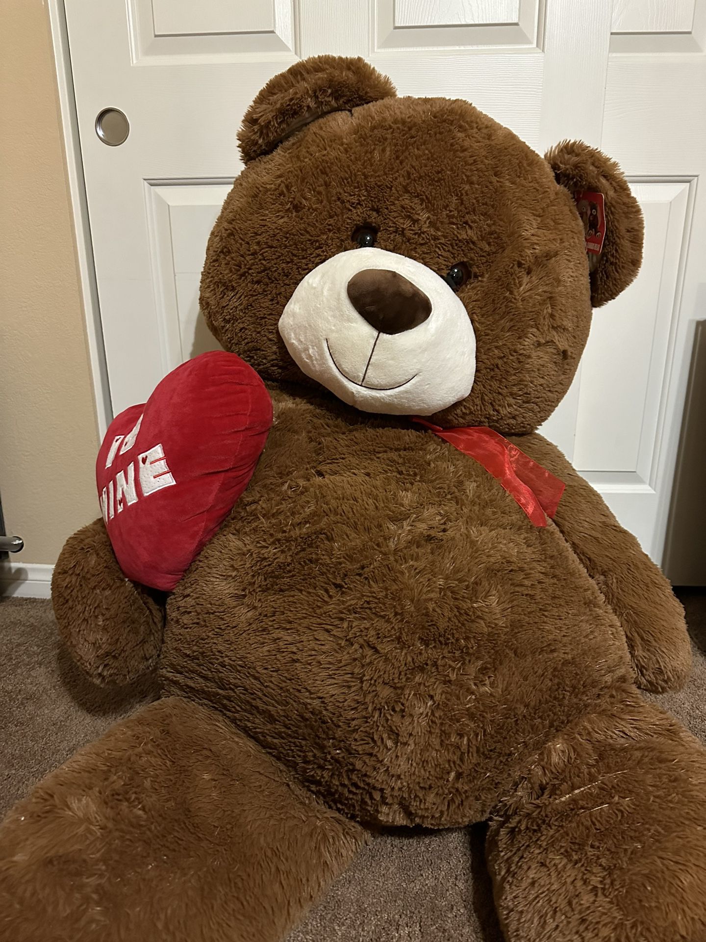Giant large 6ft/72 Inch Brown Be mine Valentine’s Day Stuffed Bear