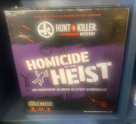 Hunt A Killer - H Hunt A Killer Homicide at the Heist a Murder Mystery Party Game NEW