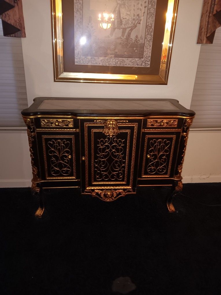Large Oriental Chest ( Marble Top)