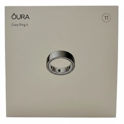 Brand New In Box Oura Ring Gen 4 2025 Silver Size 11