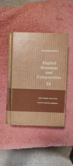 Vintage English School Textbook from 1970's