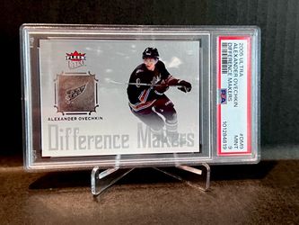 🔥2005-06 Fleer Ultra Alex Ovechkin Difference Makers Rookie RC PSA 9 #DM9 ALL TIME GOAL LEADER Future HOF THE GREAT 8🏒