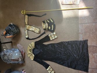 Pharaoh Halloween Customer W Stick