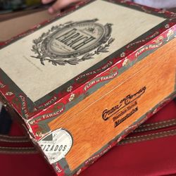 Clock And Cigarette Box