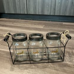 Rae Dunn Hip Hop Hooray Easter Mason Jars Decoration 