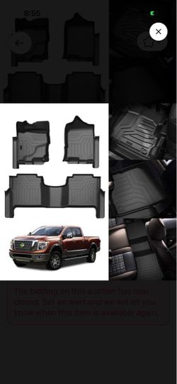 Floor mats for titan truck