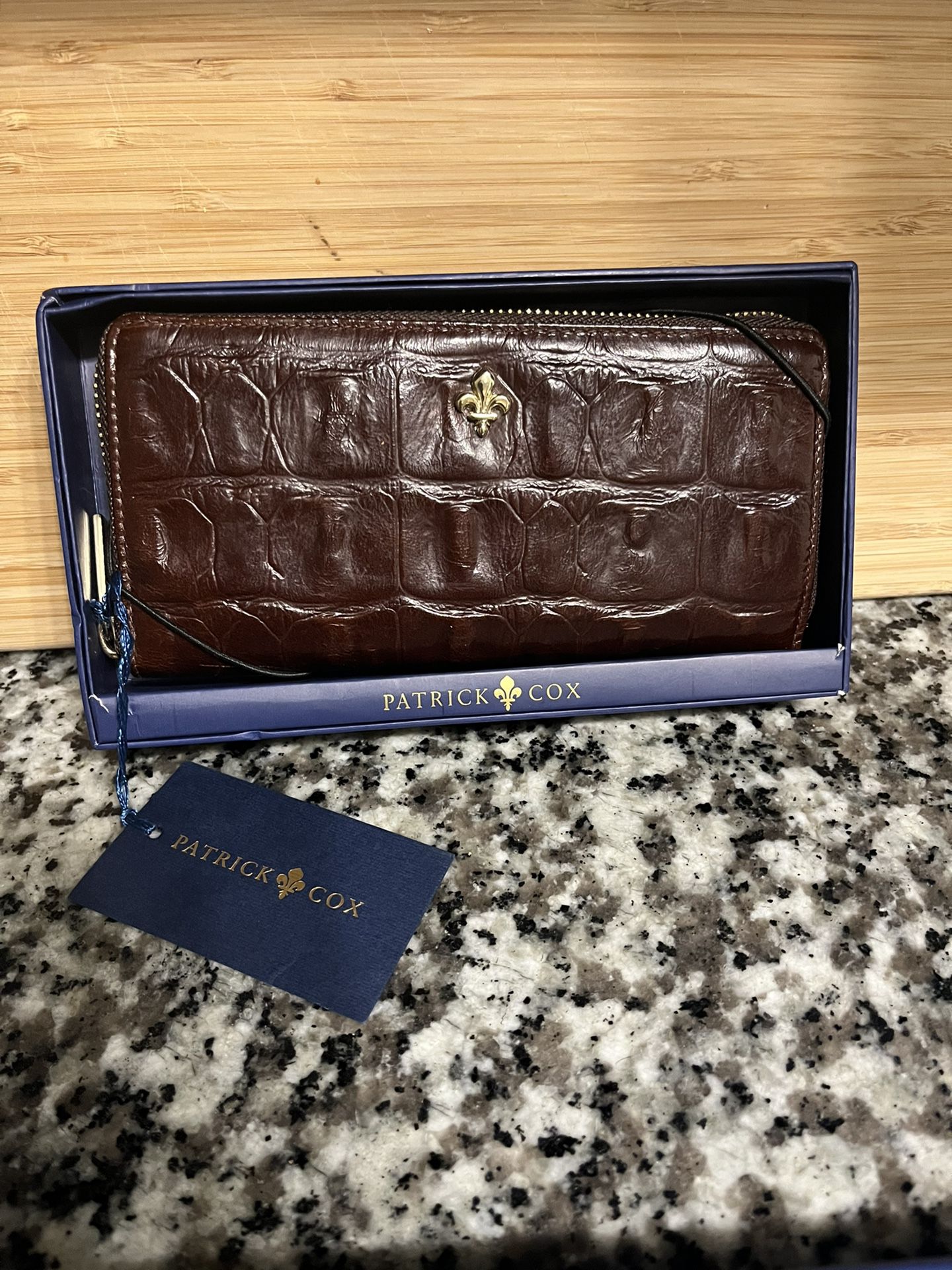 Patrick Cox Italian Brown Leather Wallet