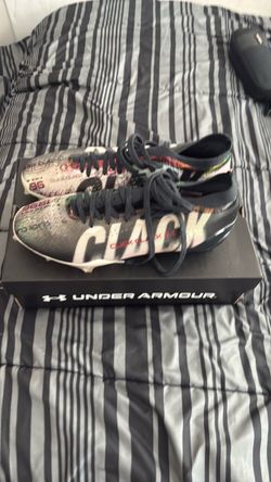 Under Armour Football Cleats with Graphic Print