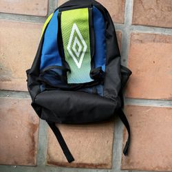 Umbro Backpack - Black/Blue/Green