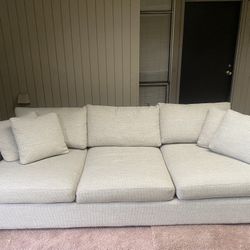 Crate & Barrel Lounge 105” Grande Sofa