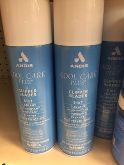 Andis Cool Care Plus Disinfectant Spray 5in1 Cleaner For Clippers Trimmer Tools 