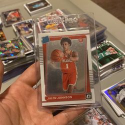 2021-22 Panini Donruss Optic Rated Rookie Prizm Jalen Johnson 181
