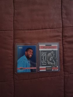 Magic Johnson 1994 Skybox Promo  Card &  2011 Panini Legend  320/999  Insert  Card