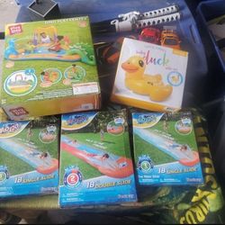 Summer Fun Water Slides Pool Park Kids Items Baby's Family Games Toys