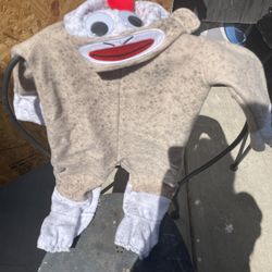 Sock Monkey Costume. Size 2T. Worn Once 