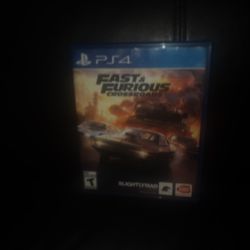 Ps4 Game. Fast&furious 