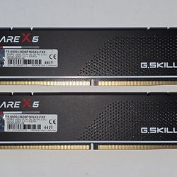 G.SKILL FLARE X5 32GB (2x16GB) 6000 MT/s *CL36* DDR5 (AMD EXPO + INTEL XMP) Desktop RAM Module