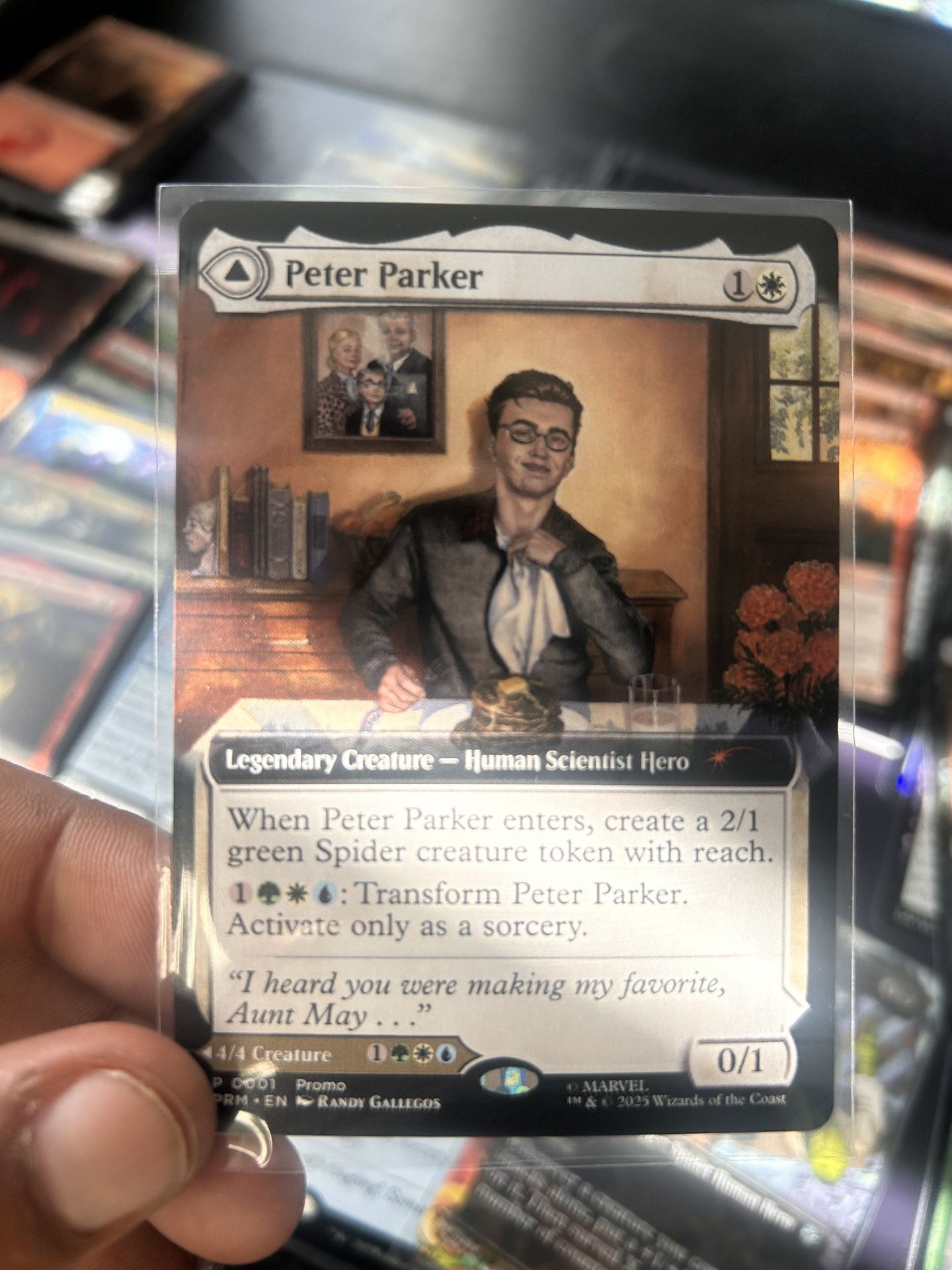 MTG Disney Promo Peter Parker Card: Rare ON HAND