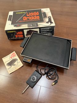Presto Liddle Griddle Electric Skillet – Black