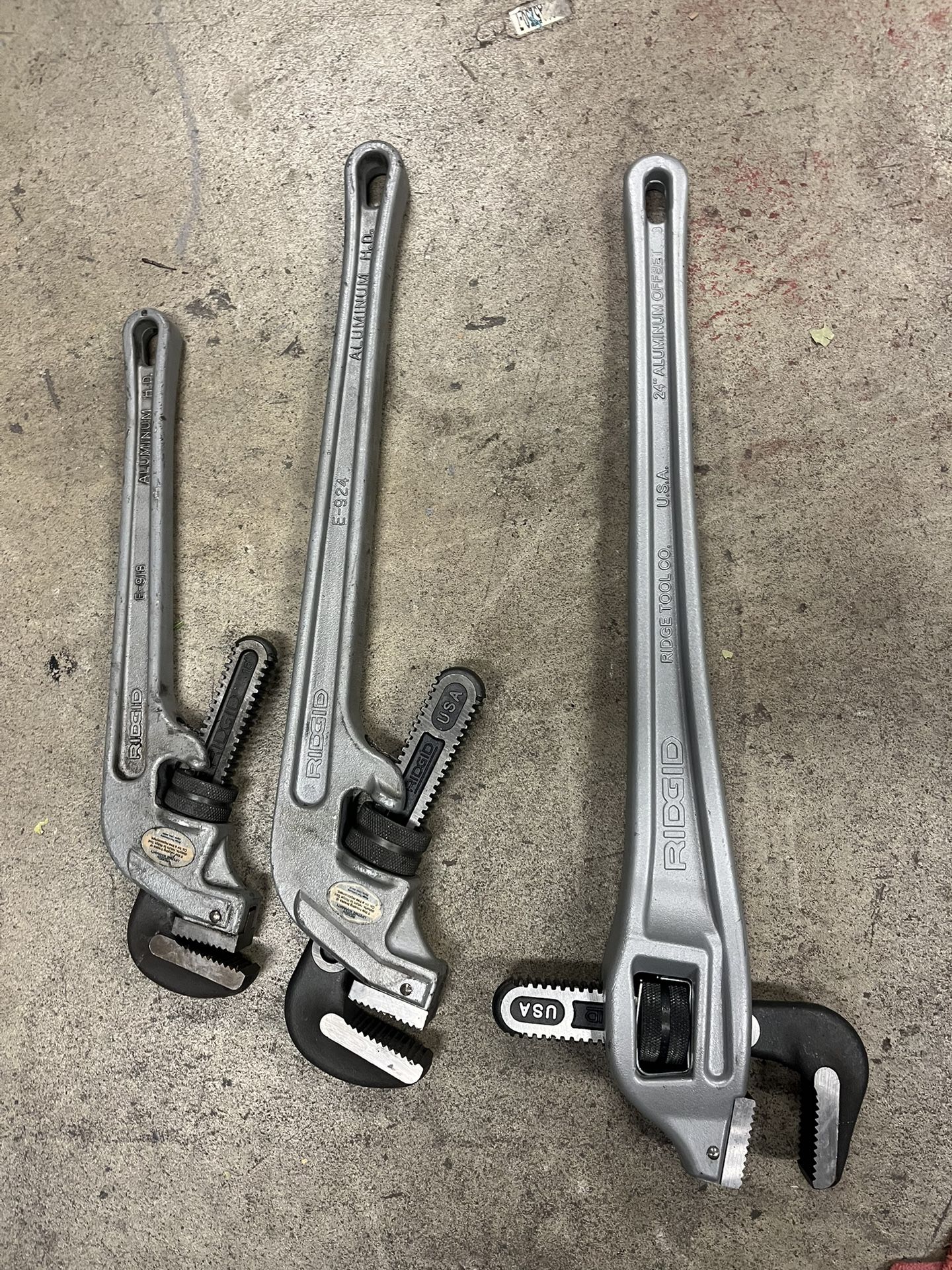 Offset Aluminum Pipe Wrenches
