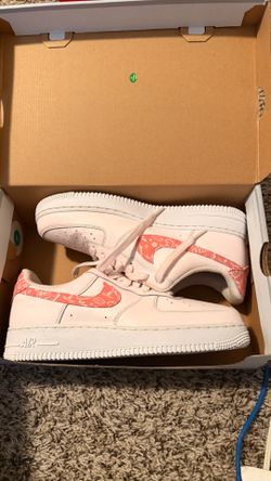 Nike Air Force 1 Pink & White Size 10 Women’s
