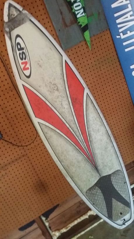 Surfboard - nsp (new surf project) manufactured in 1994.