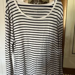 Striped long sleeve shirt