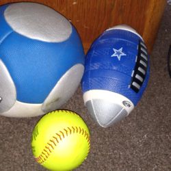 Sport Balls Good Condition $3.00 Each 