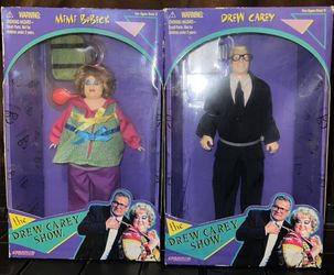 1998 Drew Carey and Mimi Bobek Dolls Creation (NIB)  Drew Carey Show Vintage