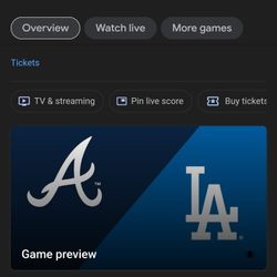 Atlanta Braves Vs. Los Angeles Dodgers 5/3