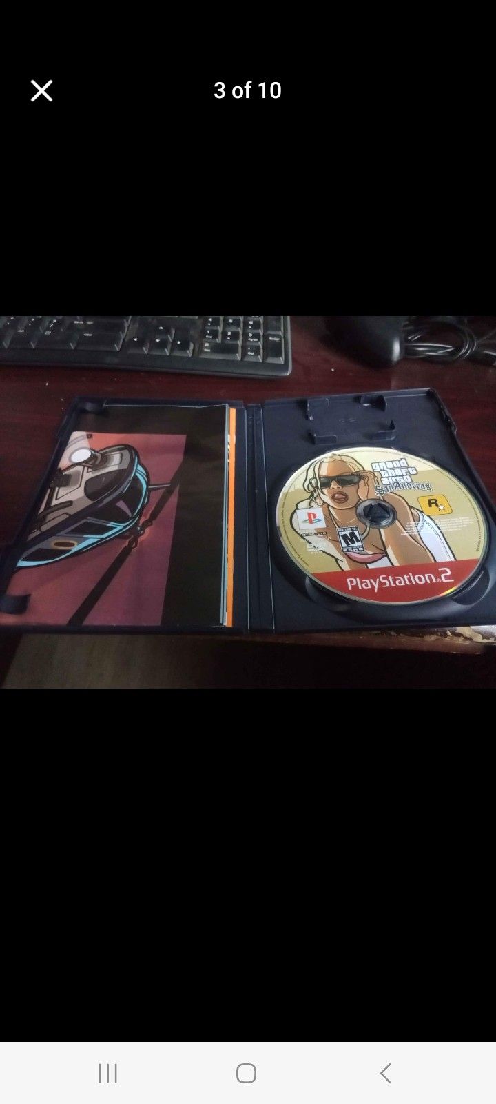 GTA SAN ANDREAS PS2 CONSOLE BUNDLE WITH MEMORY CARD $120 FINAL PRICE