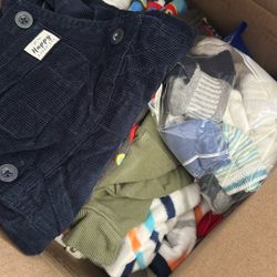 NB -3 M Baby Boy Clothes And Socks!