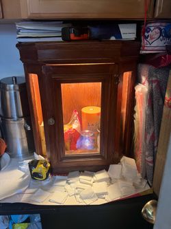 Beautiful wood display case
