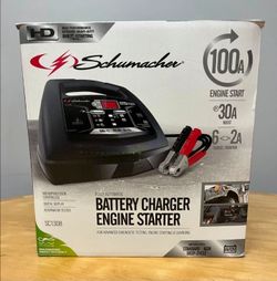 New Schumacher car battery charger/jumper