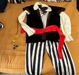 Pirate Costume Kids Size Small- Medium