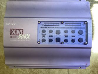 Sony XM-504X 4/3/2 Channel Car Audio Amplifier