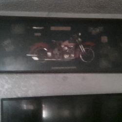 Motorcycle Shadow Box 