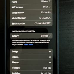 iPhone XS 256gb Unlocked