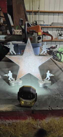 Protect An Defend Solid Medal Star