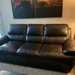 Leather Couch 
