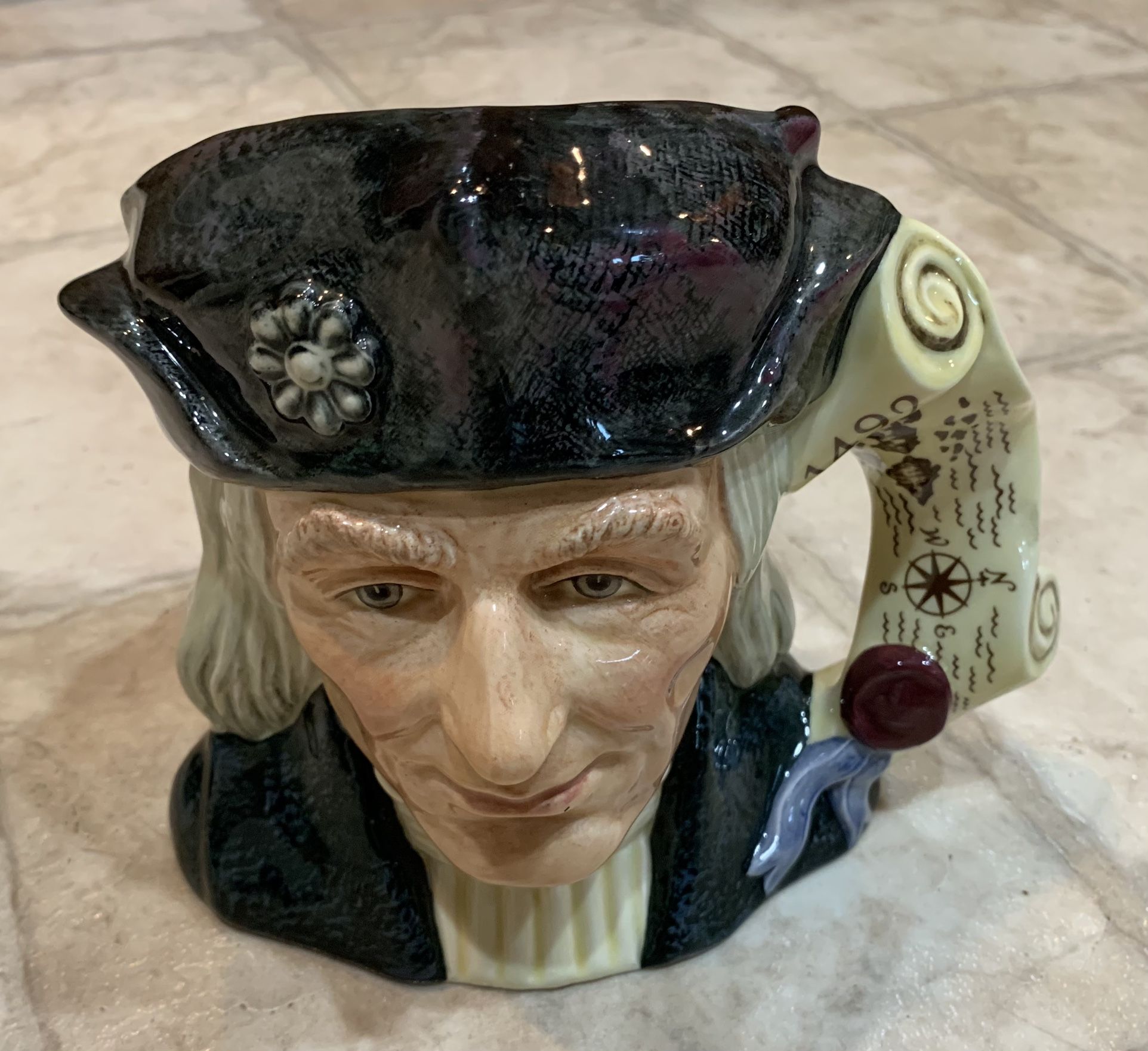 Vintage Christopher Columbus Royal Doulton Toby Mug,