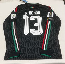 Adidas Mexico black long sleeve Memo Ochoa jersey