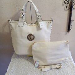 2pc Leather/ Studs Purse Set (3 available)