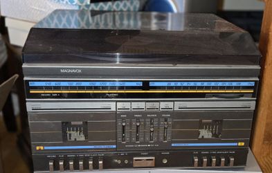 Magnavox Dual Cassette Stereo Record Player
